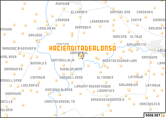 map of Haciendita de Alonso