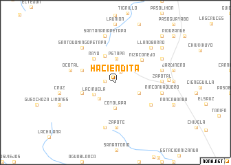 map of Haciendita