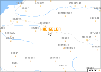 map of Hacıgelen