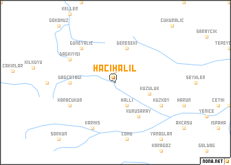 map of Hacıhalil