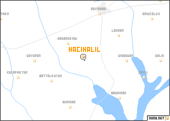 map of Hacıhalil