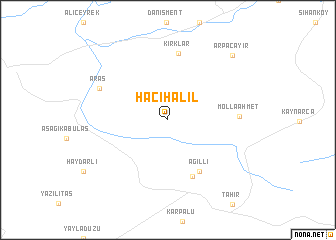map of Hacıhalil