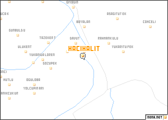 map of Hacıhalit