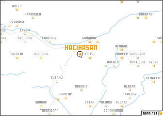 map of Hacıhasan