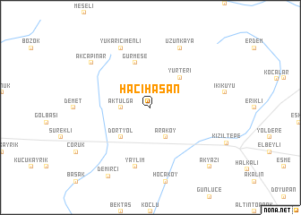 map of Hacıhasan