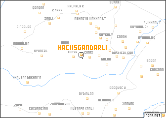 map of Hacıisgǝndǝrli