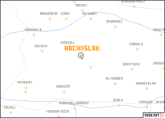 map of Hacıkışlak