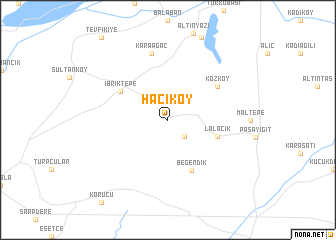 map of Hacıköy