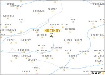 map of Hacıköy