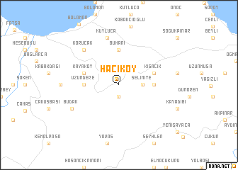 map of Hacıköy