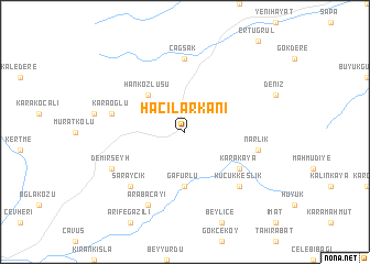 map of Hacılarkanı