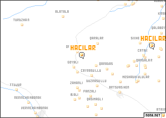 map of Hacılar