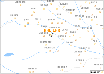 map of Hacılar