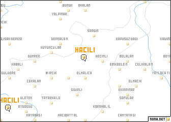 map of Hacılı