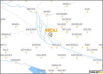 map of Hacılı