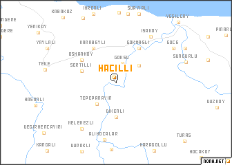 map of Hacıllı