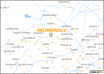 map of Hacımahmudlu