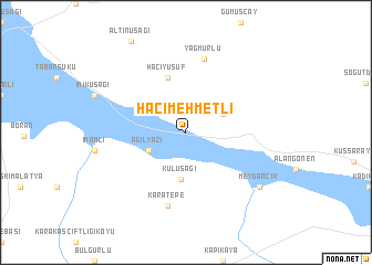 map of Hacımehmetli