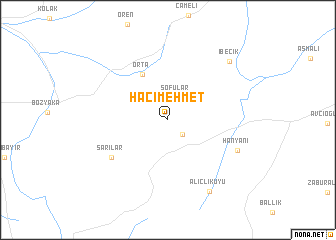 map of Hacımehmet