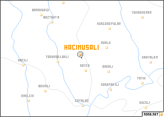 map of Hacımusalı