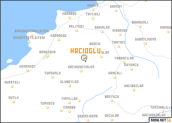 map of Hacıoğlu