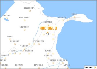 map of Hacıoğlu