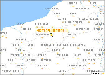 map of Hacıosmanoğlu