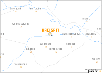 map of Hacısait