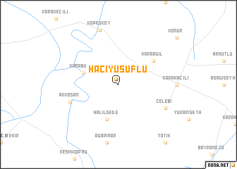 map of Hacıyusuflu