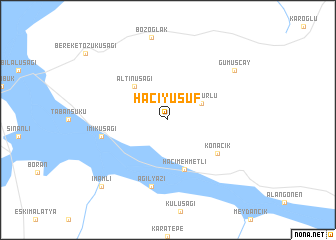 map of Hacıyusuf