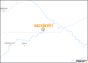 map of Hackberry