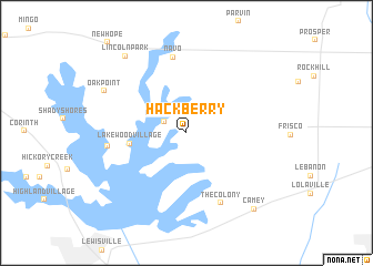 map of Hackberry