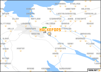 map of Hackefors