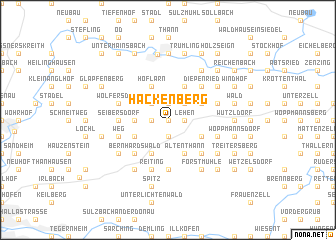 map of Hackenberg