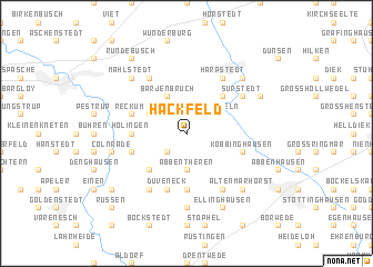 map of Hackfeld