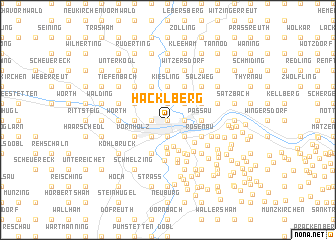 map of Hacklberg