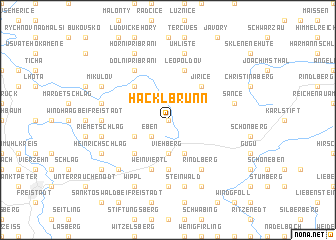 map of Hacklbrunn