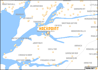 map of Hack Point