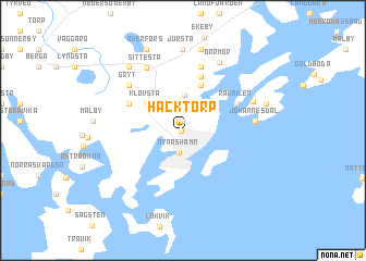 map of Hacktorp