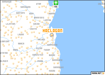 map of Haclagan