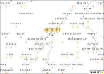 map of Hâcourt