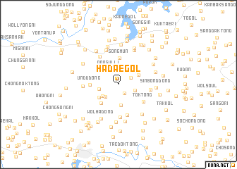 map of Hadae-gol
