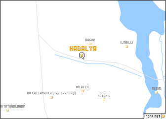 map of Hadālyā