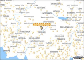 map of Hadan-dong