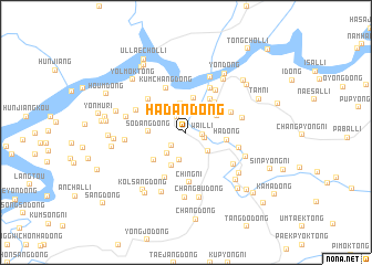 map of Hadan-dong