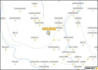 map of Hà Dang