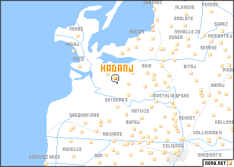 map of (( Hadanj ))