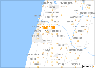 map of Hadar ‘Am