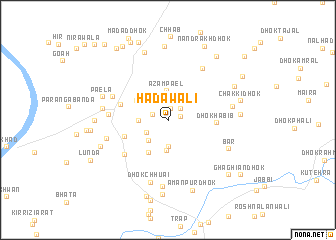 map of Hadawāli