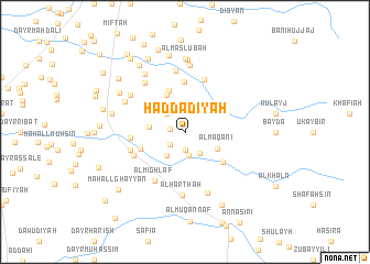 map of Haddādīyah